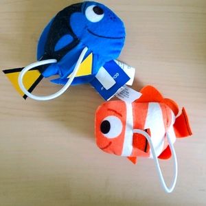 Build A Bear Disney Dory and Nemo Stuffed Animals